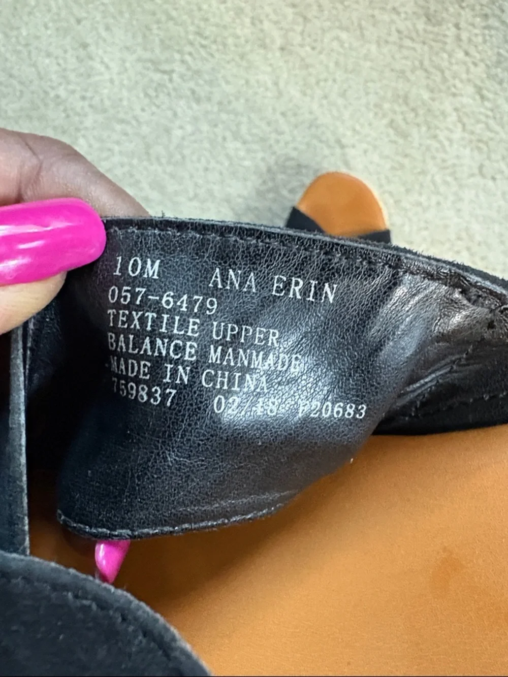 a.n.a Black Crisscross Espadrille-Style Platform Sandals